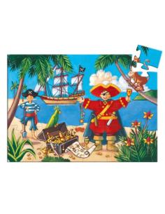 Puzzle Silhouette (36 pcs) - Pirate et son Trésor 2