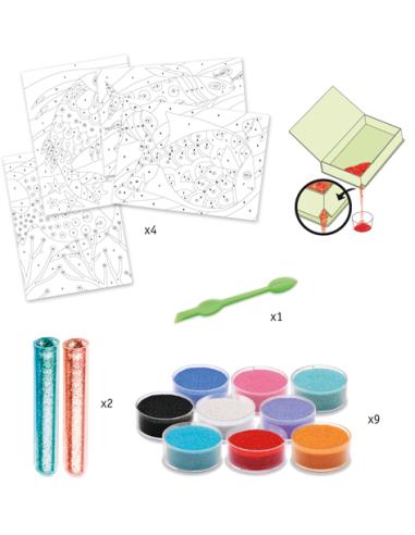 Sables Colorés - Arcs-en-Ciel de Poissons