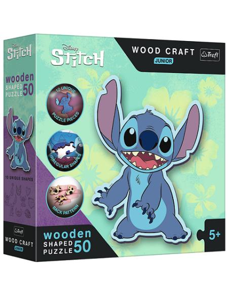 Puzzle Wood Craft (50 pcs) - Stitch