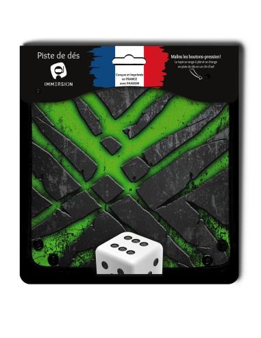 Piste de dés néoprène - Cracked Metal