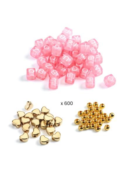 Perles Alphabet - Or